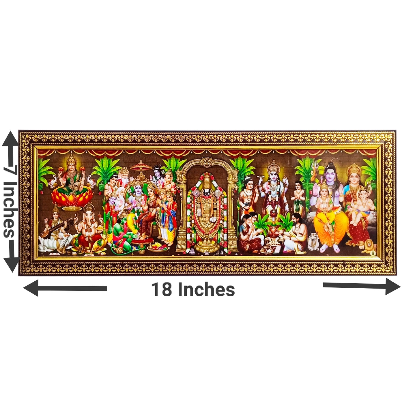 All Devatas (Laxmi Ganesh Saraswati, Ram Pattabhishekam, Balaji, SatyaNarayana Bhagwan, Shiv Pariwar)