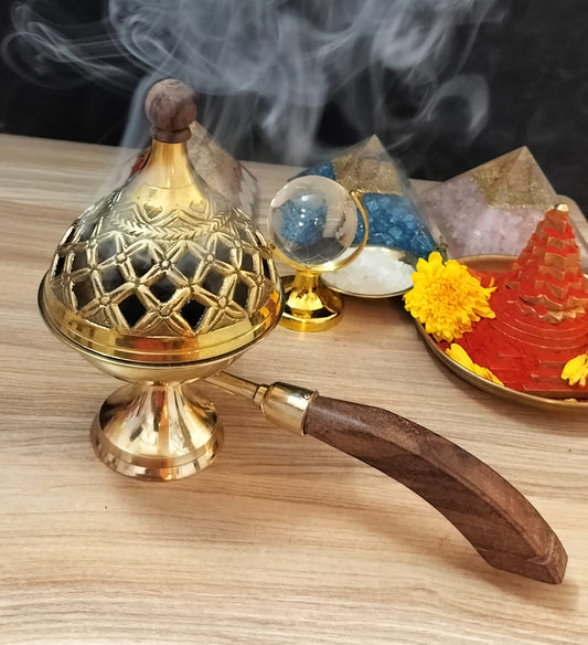 Premium Brass Dhoop Daani