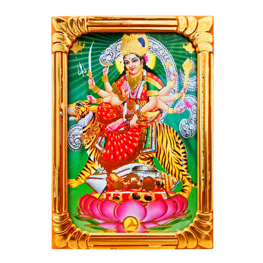 Durga Devi / Ma Ambe / Sherawali Ma Photo Frame (3.5 Inches * 5 Inches)