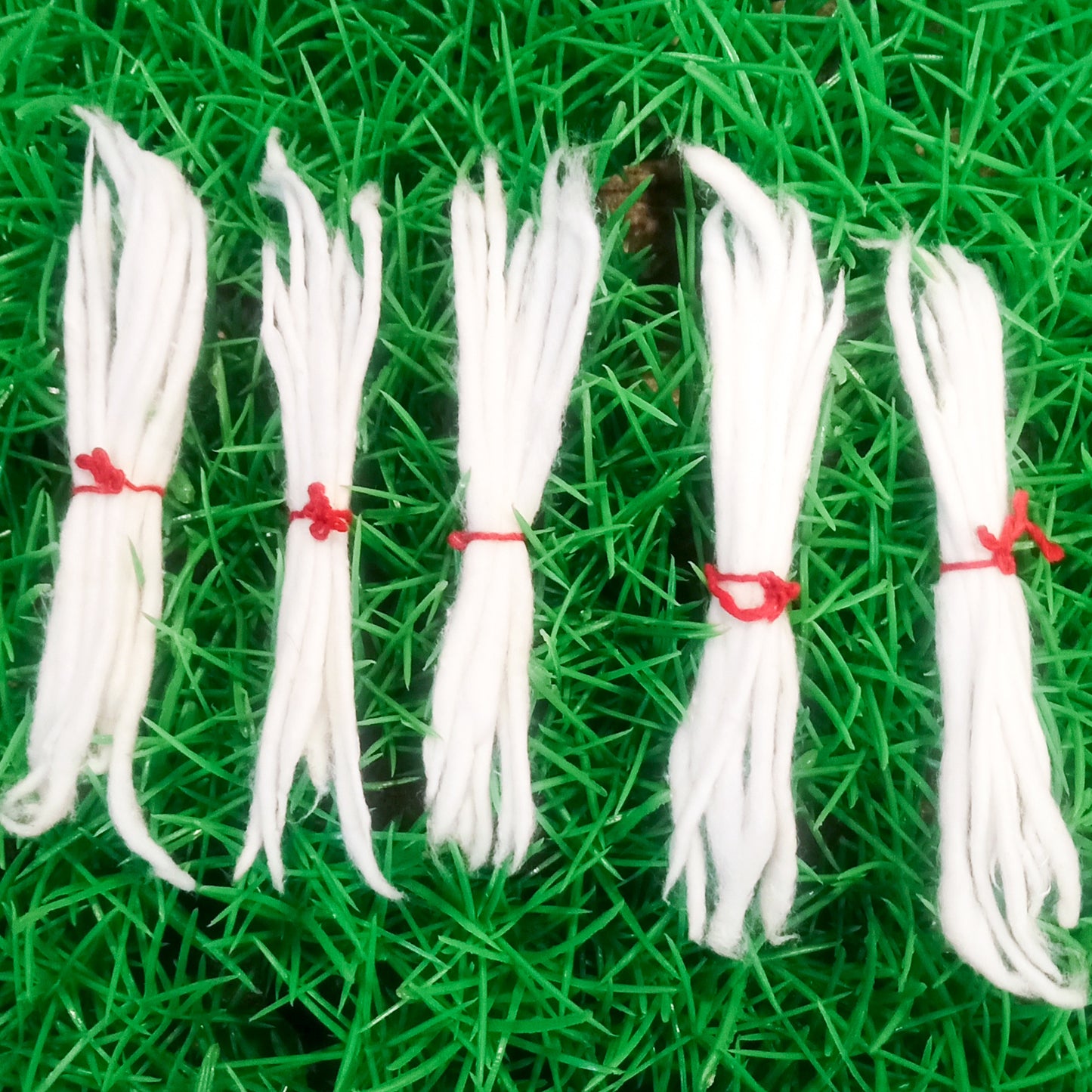 Cotton Wicks, Diya Pooja/Diwali Batti for Pooja - 5 Packet (Long) - FREE  SHIPING