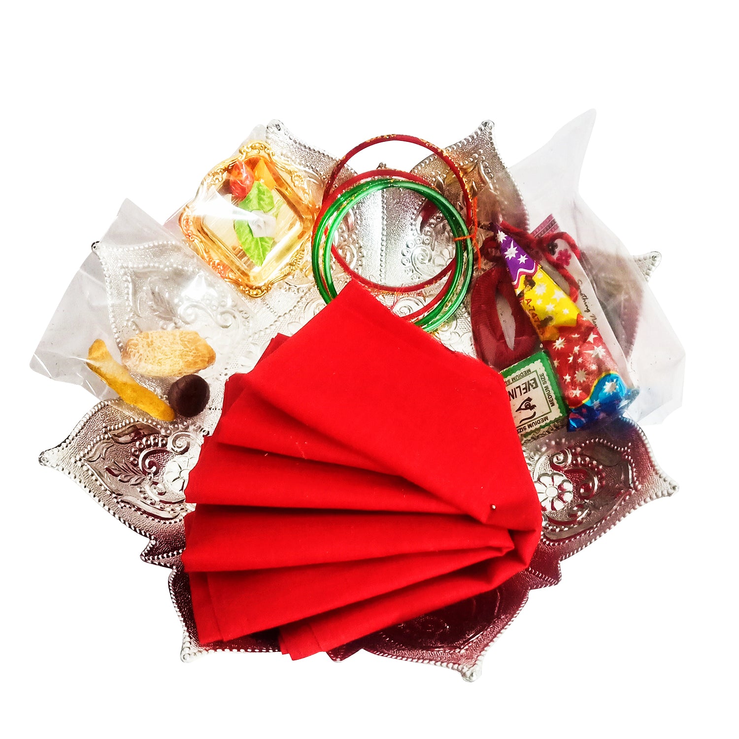 Festive Tambulam Basket For Return Gift (Pack of 2) – Pooja Ghar